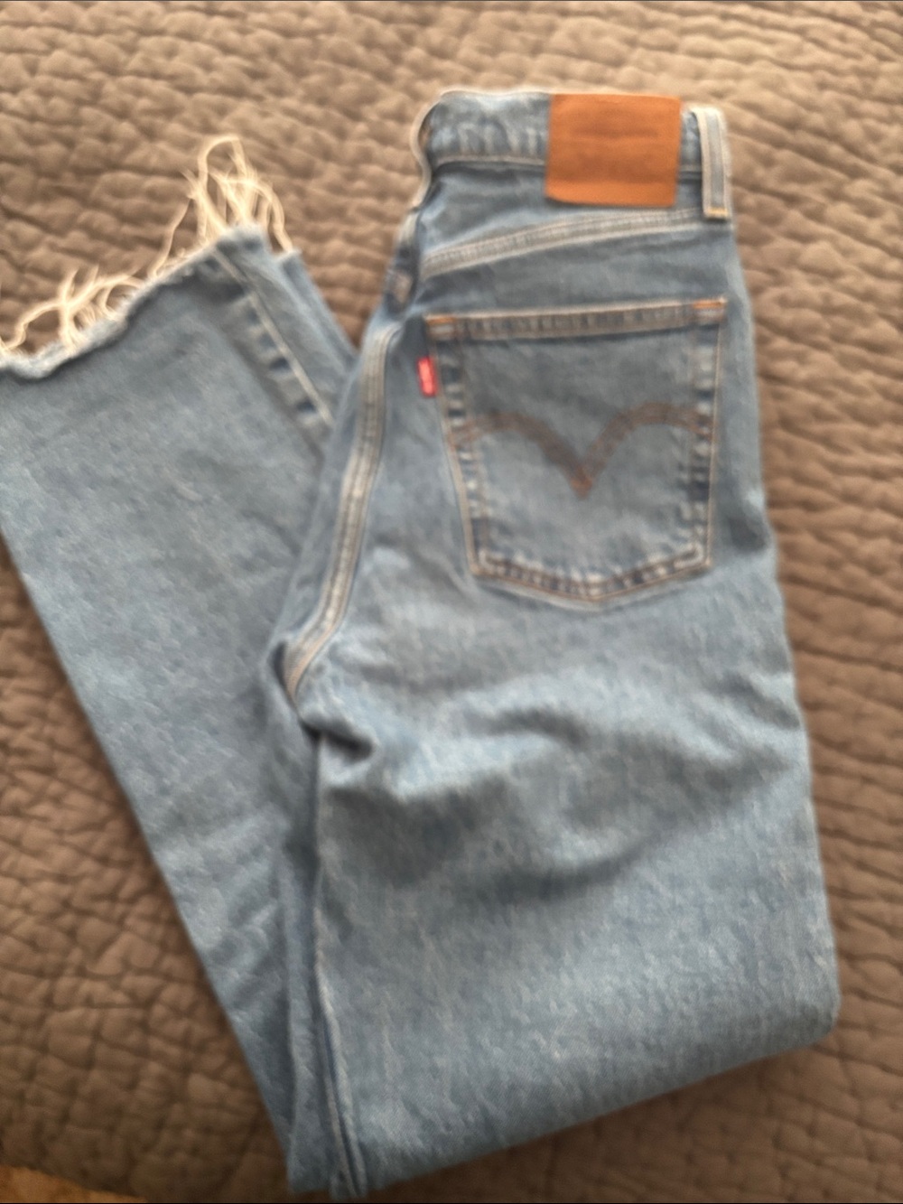 Womens Levi Jeans - button fly